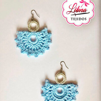 Zarcillos Tejidos a Crochet
