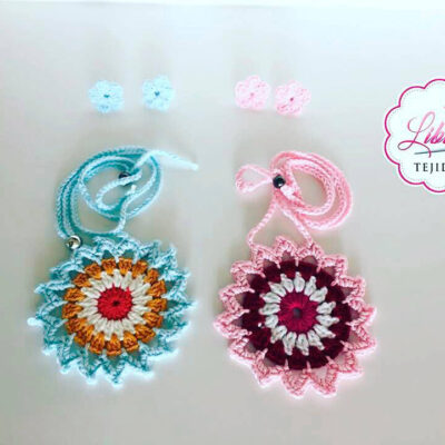 Collar Mandala Tejido a Crochet